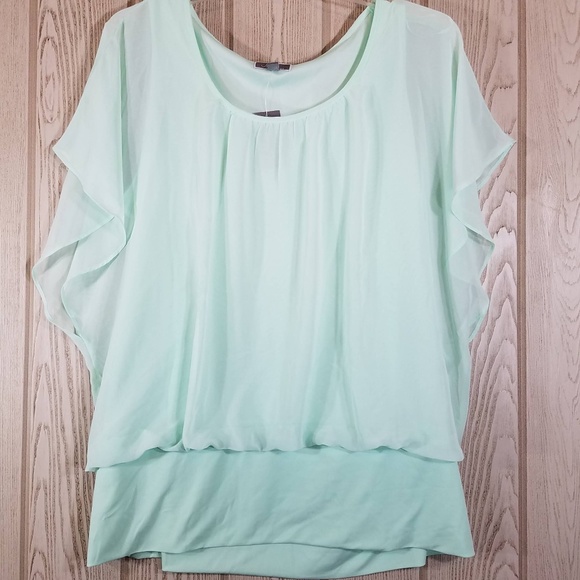 JM Collection Tops - Flowy Mint Top